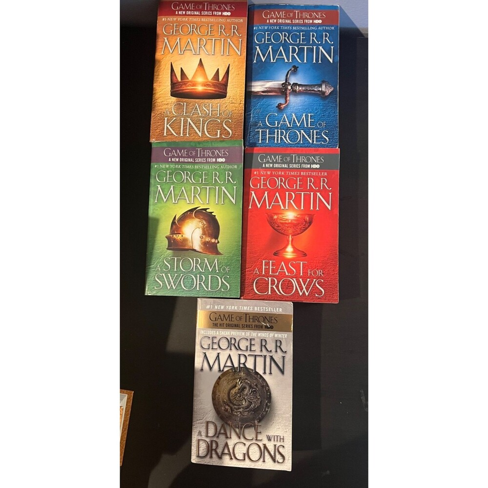GAME OF THRONES Complete Series Set of 5 PB Books Song of Ice & Fire - Picture 3 of 9
